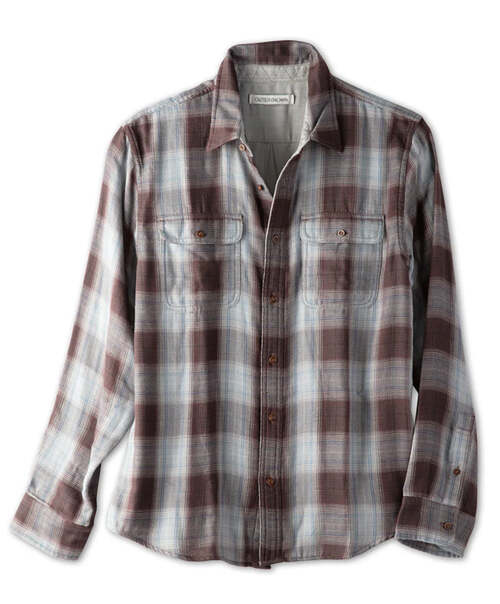  OUTER KNOWN - The Slowdown Shirt - DARK BROWN