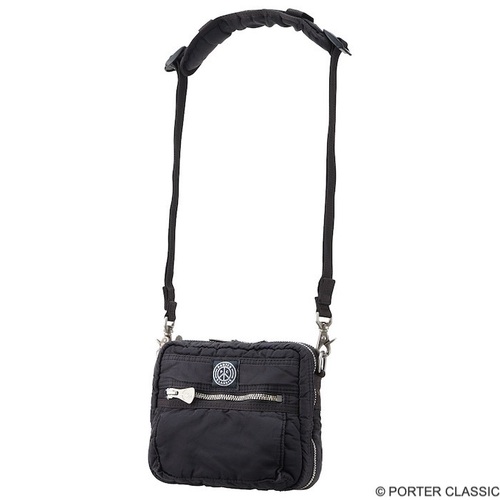  Porter Classic - SUPER NYLON SIMPLE SHOULDER BAG MINI - BLACK