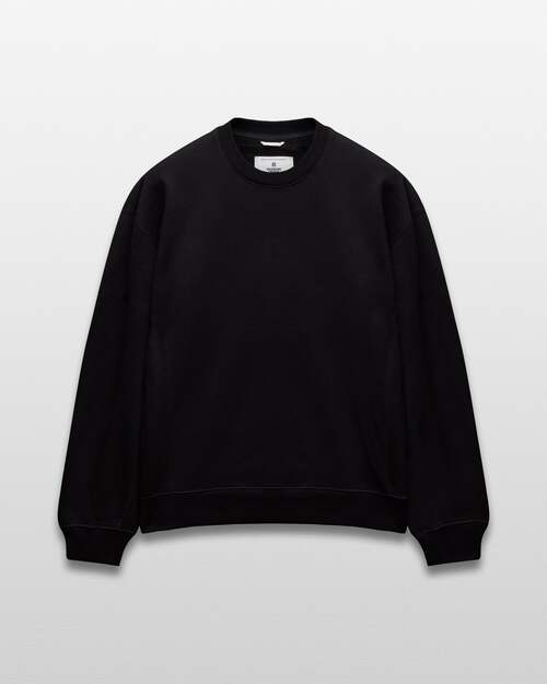  REIGNING CHAMP - BRUSHED FLEECE '97 RELAXED CREWNECK - BLACK 