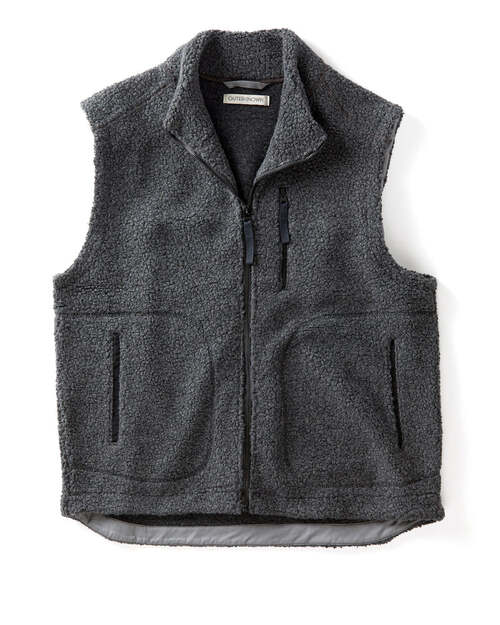  OUTER KNOWN - The Woolaroo Vest - Heather Charcoal