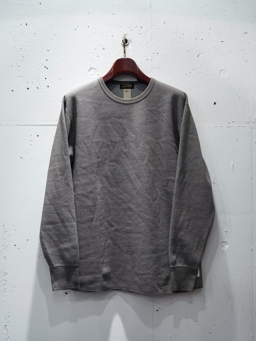  COLIMBO - Ashiland Waffle Thermal Tee - GRAY
