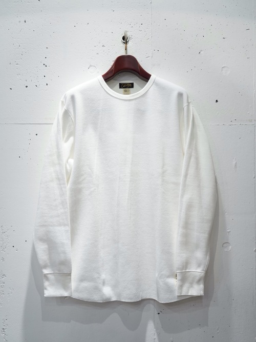  COLIMBO - Ashiland Waffle Thermal Tee - WHITE