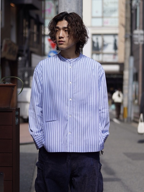 QUILP - Pyjama Shirts “HAKIM” - Blue Stripe