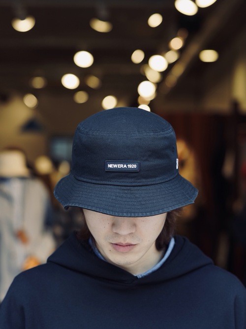  NEW ERA - BUCKET-01 Rubber Patch NEW ERA 1920 - BLACK