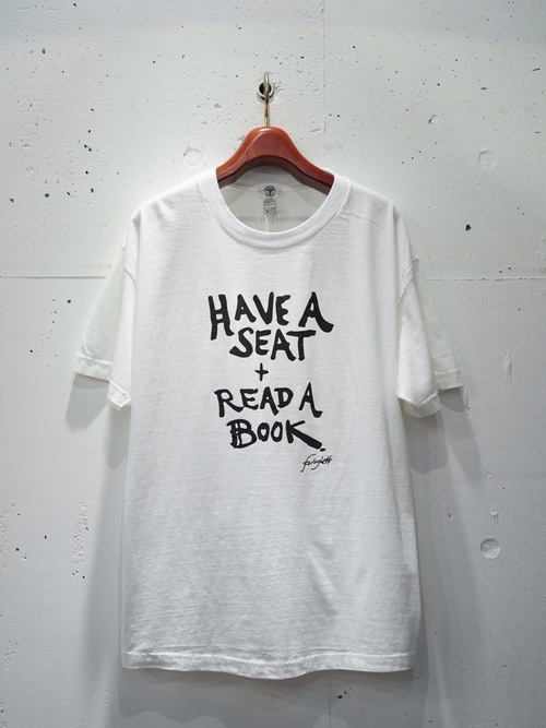  CITY LIGHTS BOOK STORE - S/S Tee “HAVE A SEAT” - WHITE