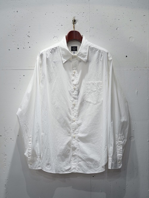  POST OVER ALLS - Original BL Shirt : high count broadcloth - white