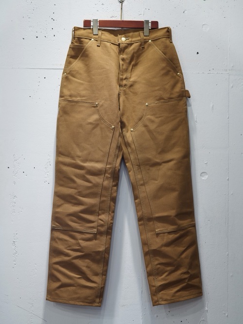  CARHARTT - DUCK DOUBLE-FRONT UTILITY WORK PANTS - CARHARTT BROWN 