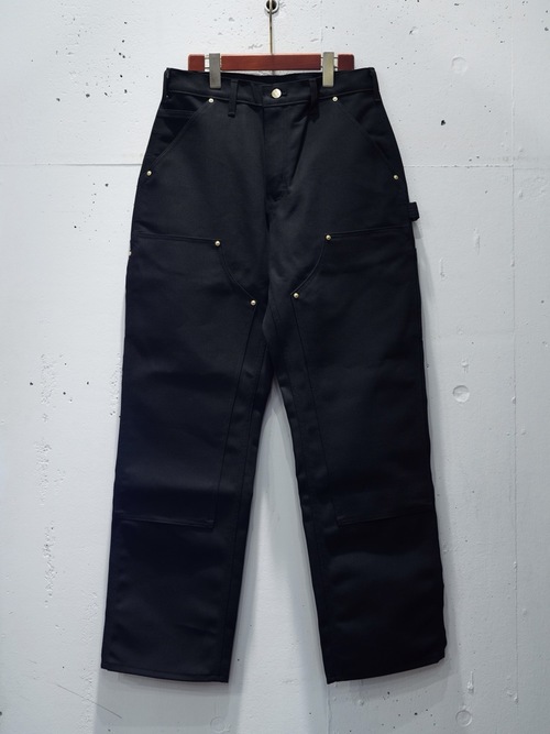  CARHARTT - DUCK DOUBLE-FRONT UTILITY WORK PANTS - BLACK