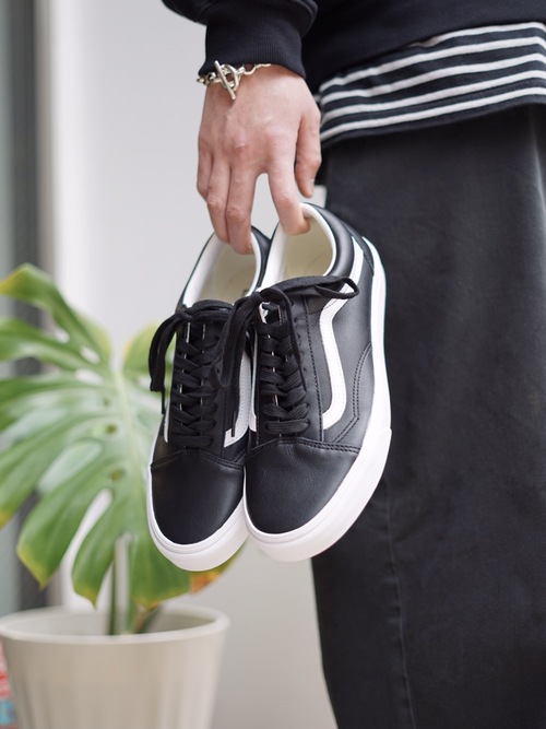  VANS - OLD SKOOL Leather - BLACK