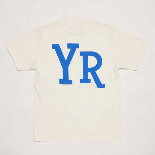  Yellow Rat - YR on Back T-shirt - White/Blue