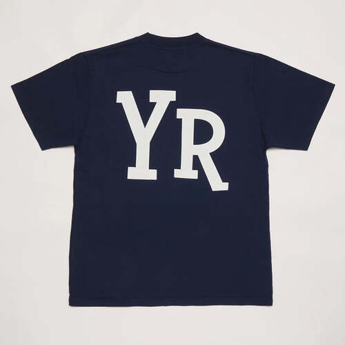  Yellow Rat - YR on Back T-shirt - Navy/White