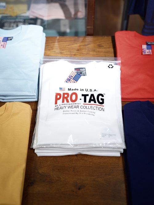  PRO•TAG - Short Sleeve Heavy Weight T-shirt - Black/White/Gray