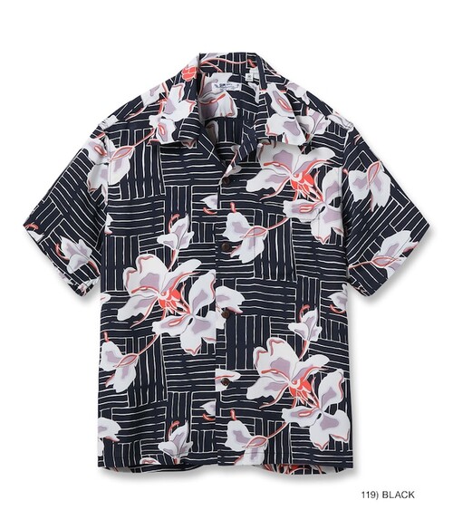  SUN SURF - RAYON HAWAIIAN SHIRT “WHITE GINGER”