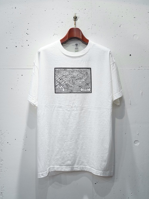  CITY LIGHTS BOOK STORE - S/S Tee 1974 Post Card - WHITE