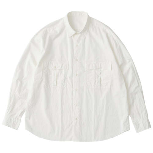  Porter Classic - ROLL UP SHIRT (SUVIN GOLD SUPREME 140/2) - WHITE