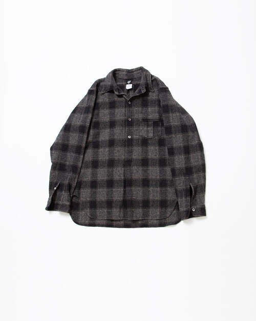  THE CORONA UTILITY - W.C.W SHIRT PULLOVER - Black × White