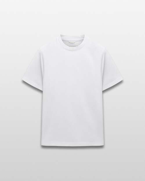  REIGNING CHAMP - MIDWEIGHT JERSEY STANDARD T-SHIRT - WHITE