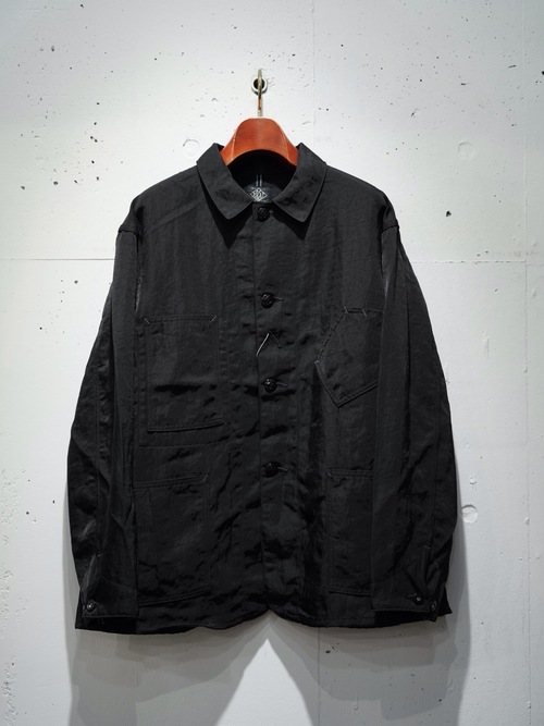  POST OVER ALLS - SWEETBEAR 3 : heavy nylon twill black