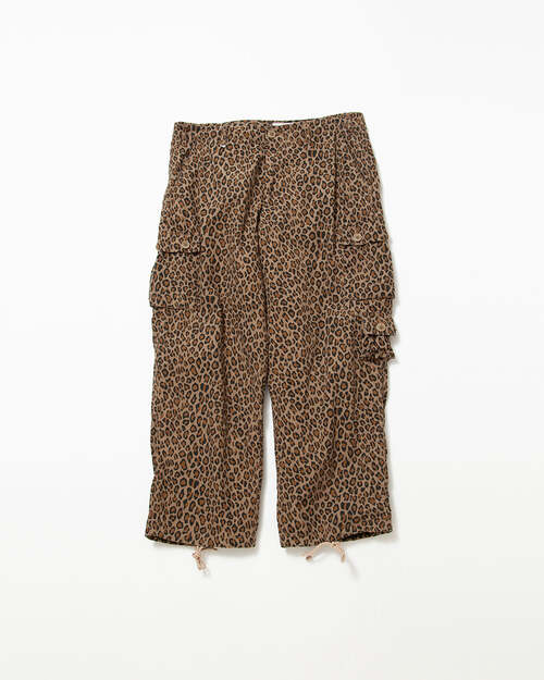  THE CORONA UTILITY - TIGER SLACKS / Leopard w/ Special Bio-wash