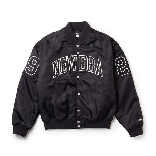  NEW ERA - NYLON VARSITY JACKET NEW ERA - BLACK