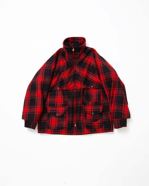  THE CORONA UTILITY - CORONA・ZIP LOGGER / Red × Black Buffalo Plaid
