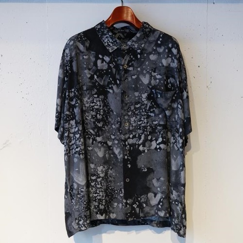  Porter Classic -HEART ALOHA SHIRT- BLACK
