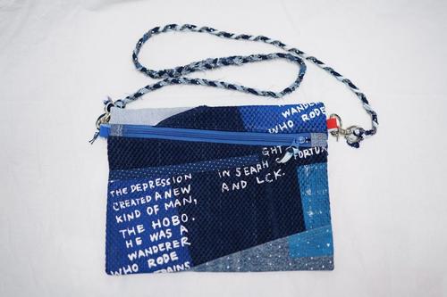  Porter Classic -HAGIRE SHOULDER BAG M- BLUE