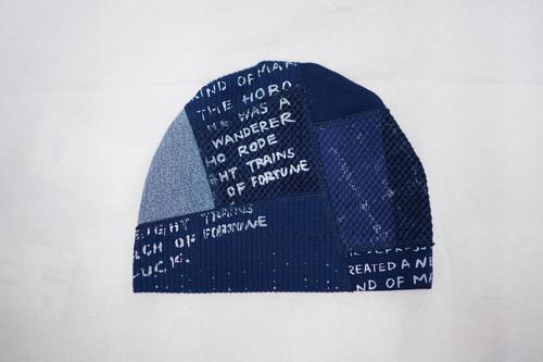  Porter Classic -HAGIRE KNIT CAP- BLUE