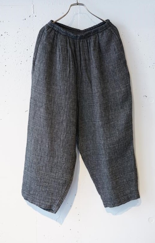  Porter Classic - SASHIKO LINEN PREMIUM PEACE PANTS - 