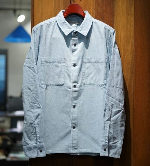  OUTER KNOWN - TOWNES CORDUROY SHIRT - DAYLIGHT