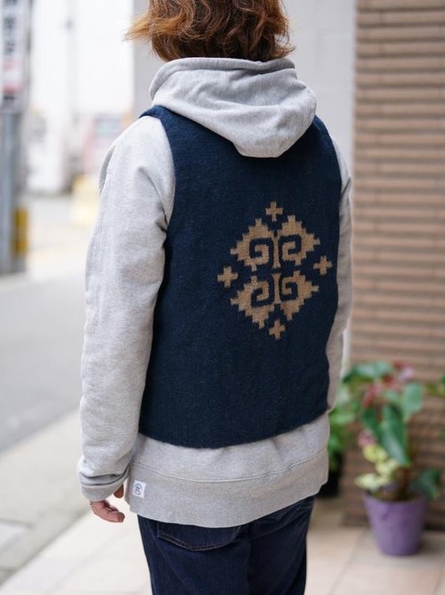  OAXACA - RUG VEST - INDIGO