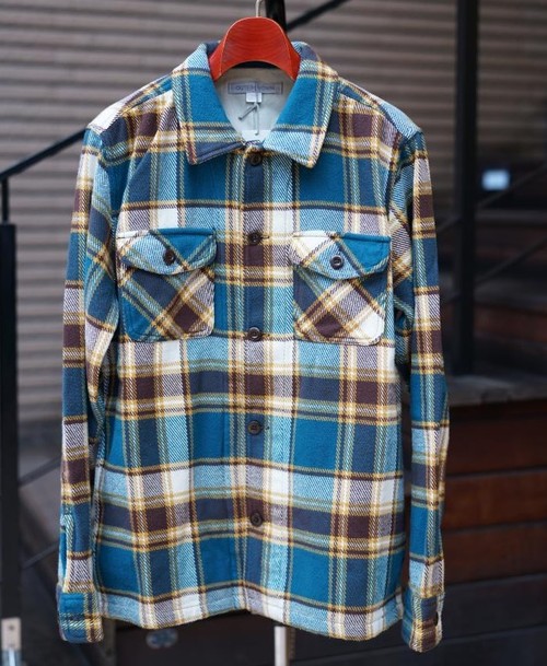  OUTER KNOWN - BLANKET SHIRT JACKET - BRIDGE PLAID