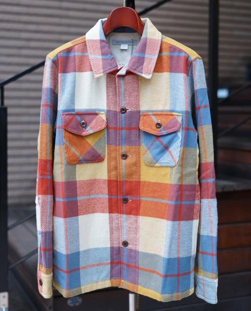  OUTER KNOWN - BLANKET SHIRT JACKET - HARVEST MUIR PLAID