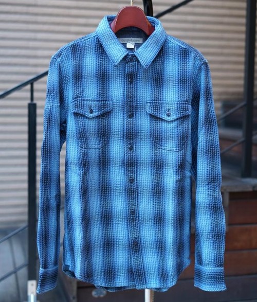  OUTER KNOWN - BLANKET SHIRT - ADMIRAL LOBOS PLAID
