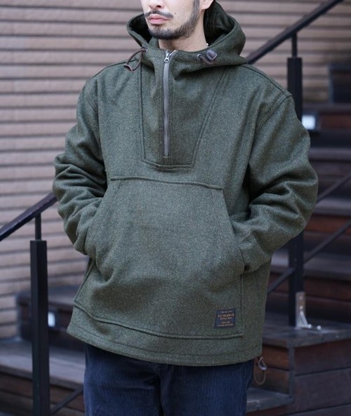  FILSON - Mackinaw Wool Anorak - OLIVE