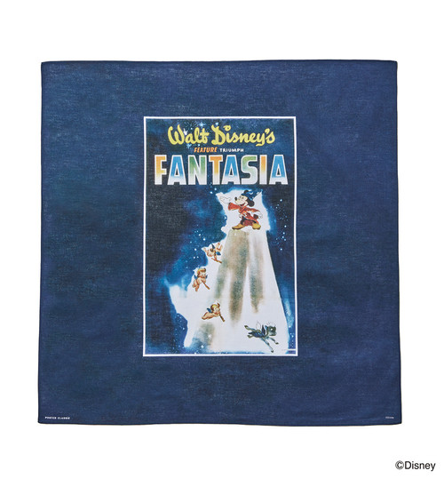  DISNEY FANTASIA - PORTER CLASSIC NEWTON COLLECTION BANDANA (SINGLE) - NAVY