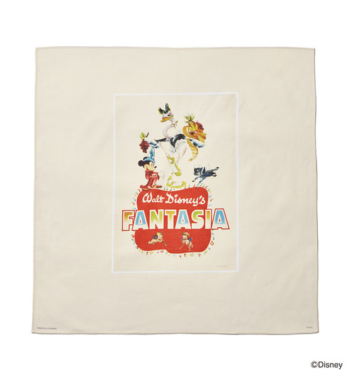  DISNEY FANTASIA - PORTER CLASSIC NEWTON COLLECTION BANDANA (SINGLE) - CREAM