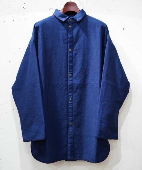  Porter Classic - MOLESKIN SHIRT JACKET - BLUE