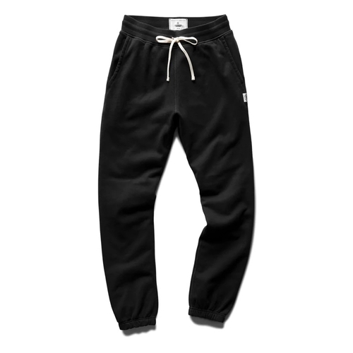  REIGNING CHAMP - CUFFED SWEATPANT - MIDWEIGHT TERRY - BLACK