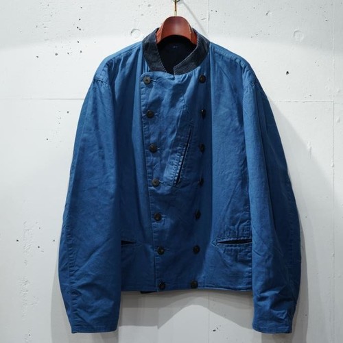  Porter Classic - PARAFFIN CORDUROY DOUBLE RIDERS JACKET - VINTAGE BLUE - 