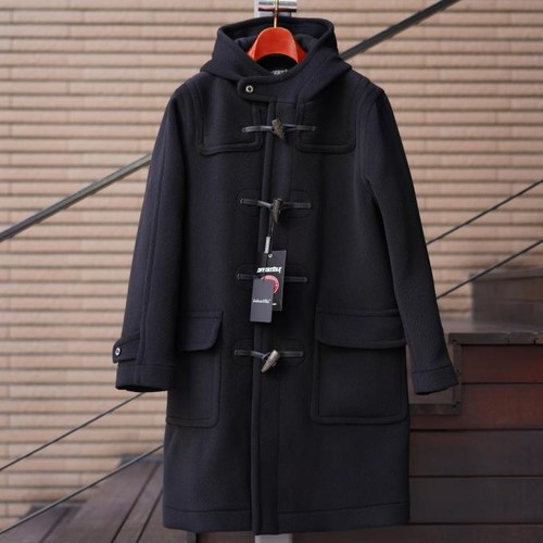  INVERTERE - NEWTON ABBOT LONG LENGTH DUFFLE COAT  - BLACK - 