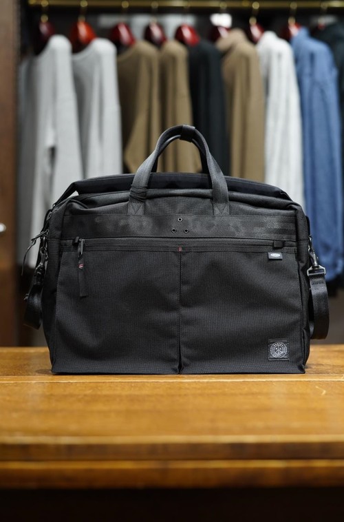  Porter Classic - NEWTON BAG 3 WAY BRIEFCASE - BLACK