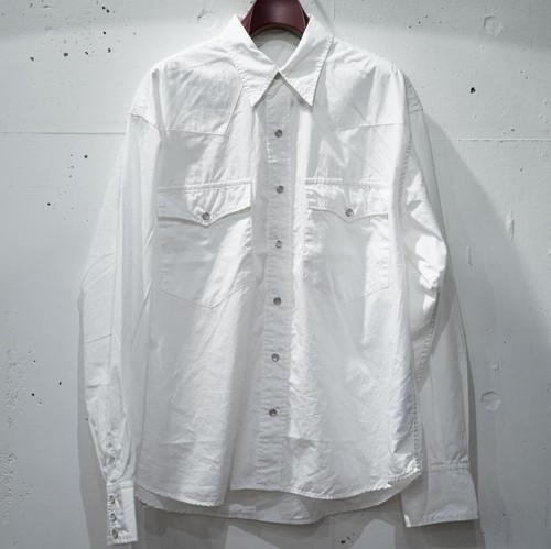  Porter Classic - OLD WEST SHIRT - WHITE -