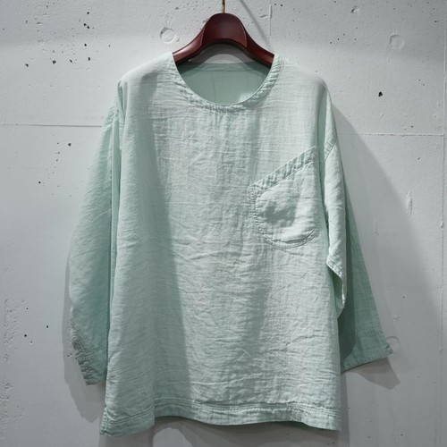  Porter Classic - GAUZE CREWNECK - TURQUOISE