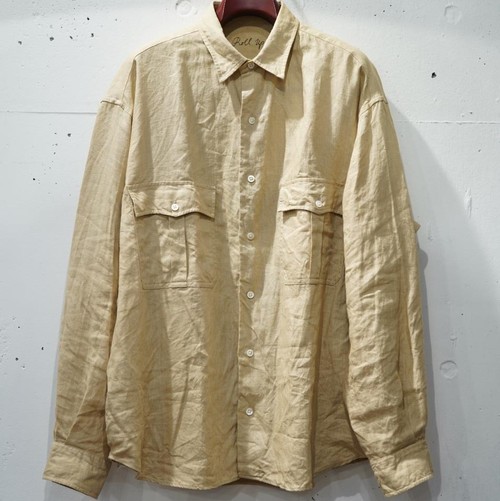 HARRY'S 【 Porter Classic - ROLL UP LINEN SHIRT (FRENCH LINEN