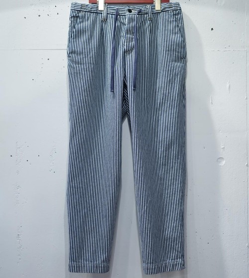  COLIMBO - ORIGINAL WATERLOO EASY PANTS / INDIGO HICKORY STRIPES - INDIGO