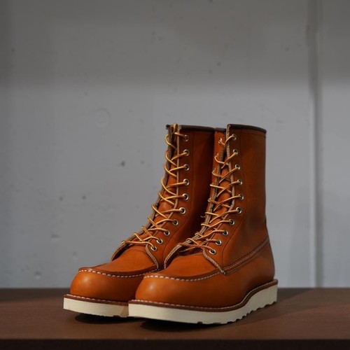  RED WING - 877 8 inch CLASSIC MOC TOE - ORO-LEGACY