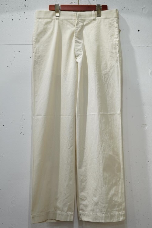  YAECA (MEN) - CHINO WIDE PANTS - LIGHT BEIGE