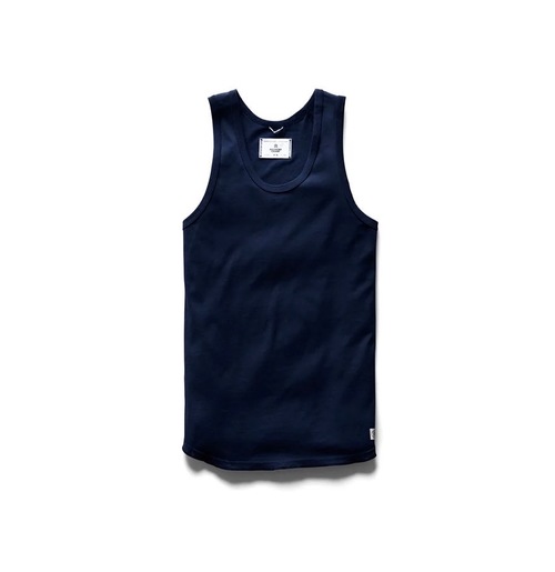 REIGNING CHAMP - TANK TOP - LIGHT WEIGHT JERSEY - NAVY