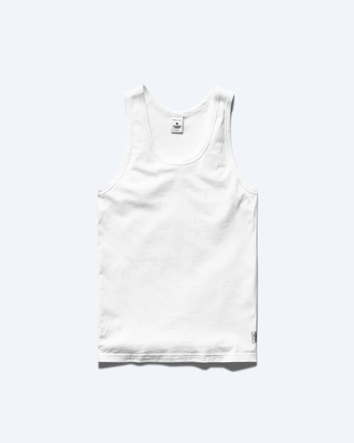  REIGNING CHAMP - TANK TOP - LIGHT WEIGHT JERSEY - WHITE